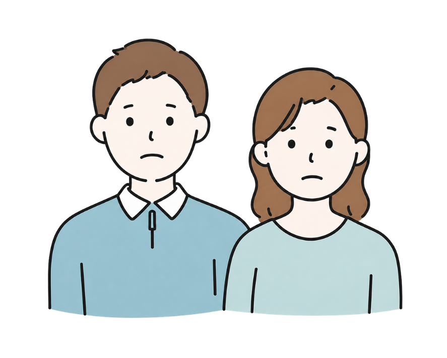 解体工事について相談するご夫婦のイメージ